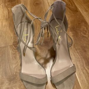 Lulu's Beige Strappy Heels